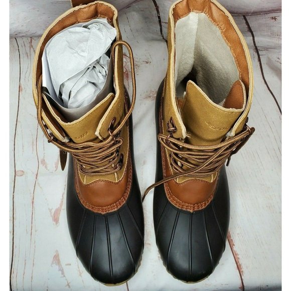 J sports Duck Boots Breathable Insole Lining Weather Ready Water Resistant 11.5